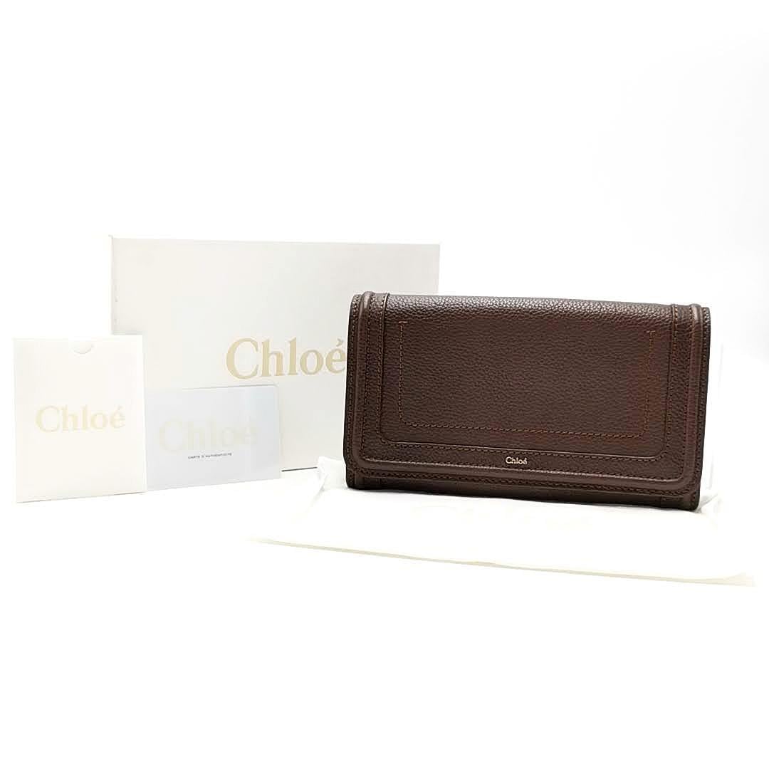 美品 クロエ CHLOE 長財布 パラティ 03-23070411-