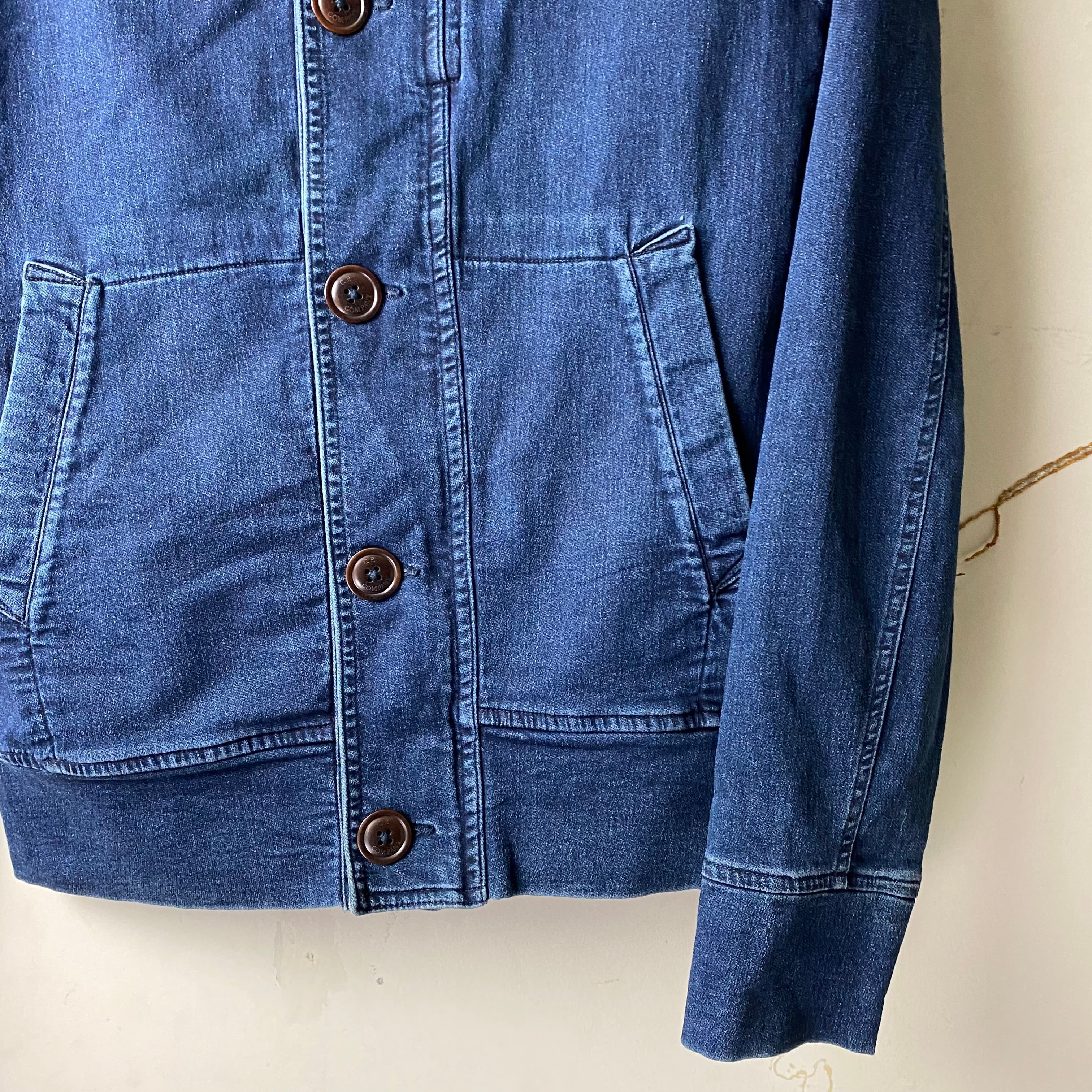 vintage C.P.COMPANY “goggles” denim jacket | NOIR ONLINE