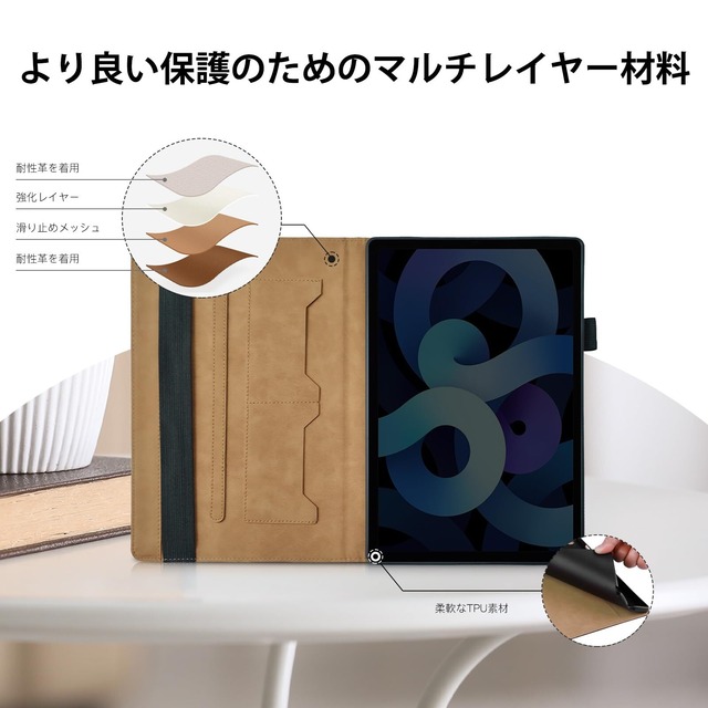 iPad Mini 5 2019 ケース CASAFUNY iPad Mini 用ケース iPad Mini 2 ケース iPad Mini 3 ケース iPad Mini 4 ケース 7.9インチ 第5世代 高級PUレザー iPad Mini 第 5 世代 ケース 耐衝撃 iPad Mini 第 4世代 ケース iPad Mini 5/4/3/2/1 保護ケーススタンド機能 茶色
