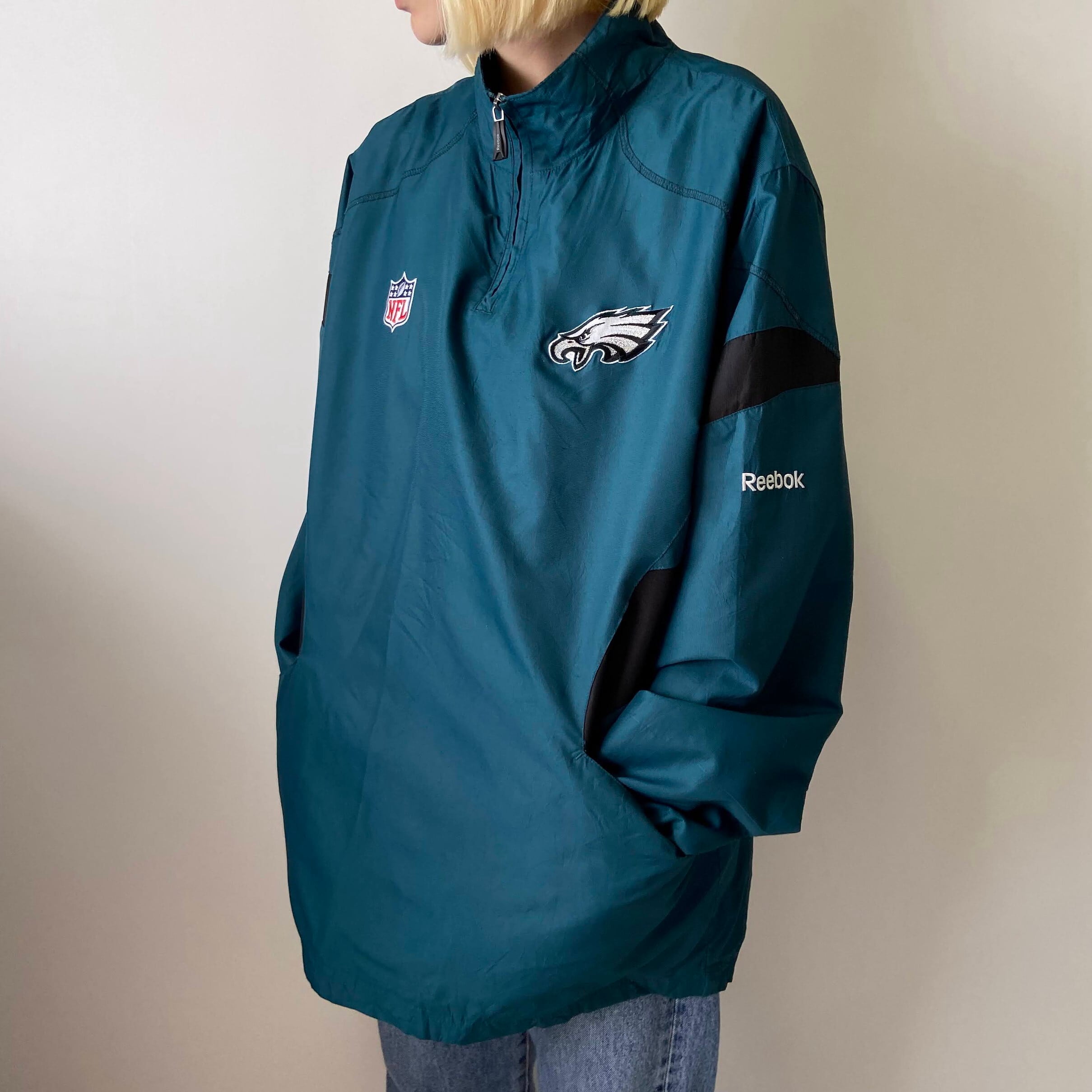 Reebok リーボック NFL フィラデルフィア・イーグルス チームロゴ刺繍 