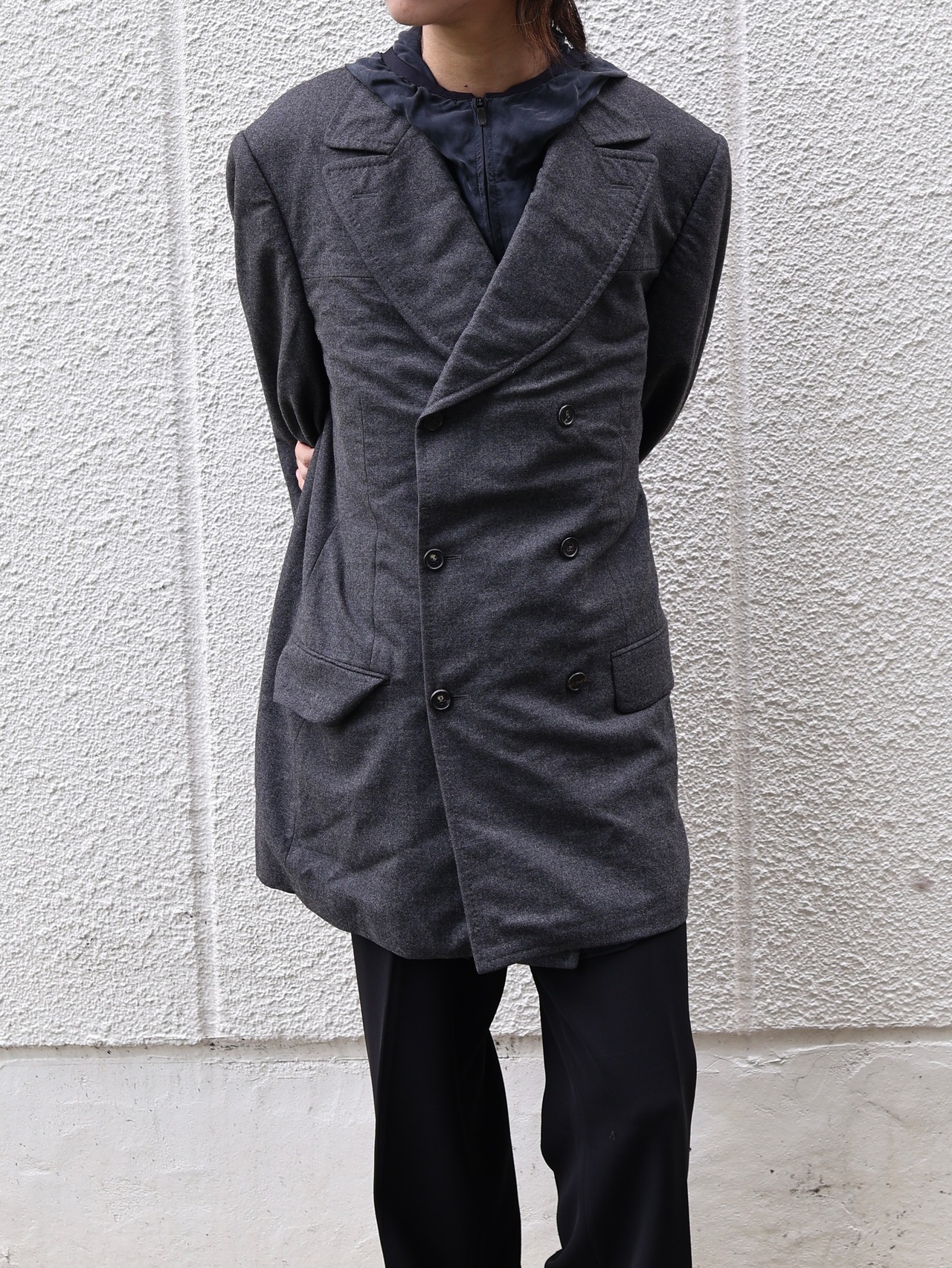 【gucci】wool double half coat