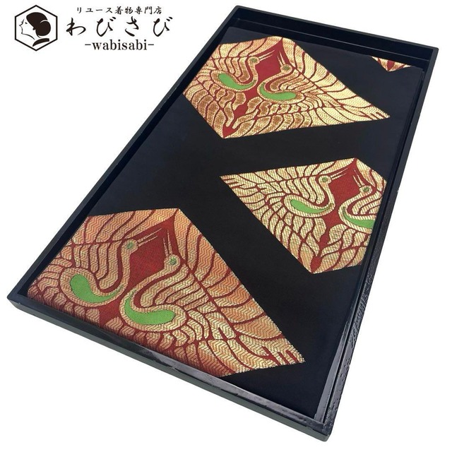 袋帯 美しい華柄模様 鳳凰 花唐草 O-2829 | リユース着物わびさび 