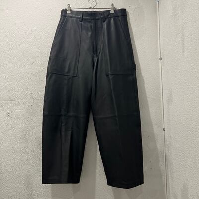 YLEVE LECHOPPE別注　レザーパンツ　black