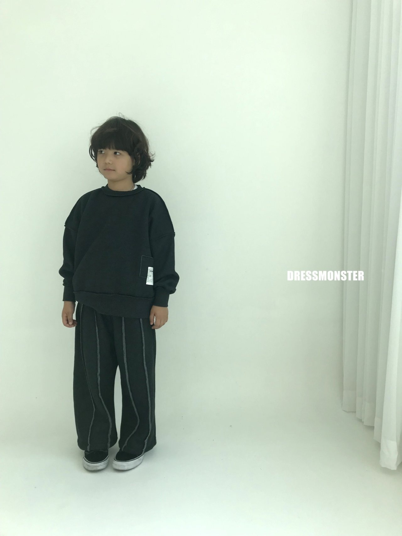 【ドレスモンスター DRESS MONSTER】 ダブルライン起毛２WAYパンツ 120〜160cm【231108dm】 - 13