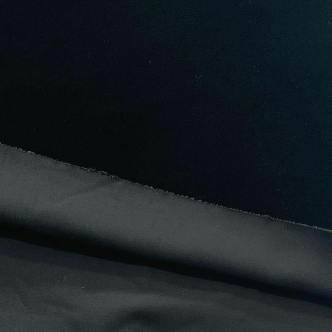 ★AM189◆2.3ｍ◆ラスト1点！ポリエステル100％高級ベルベット生地◆ブラック