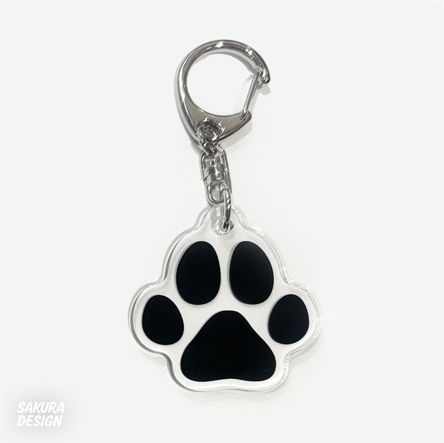 肉球アクリルキーホルダー