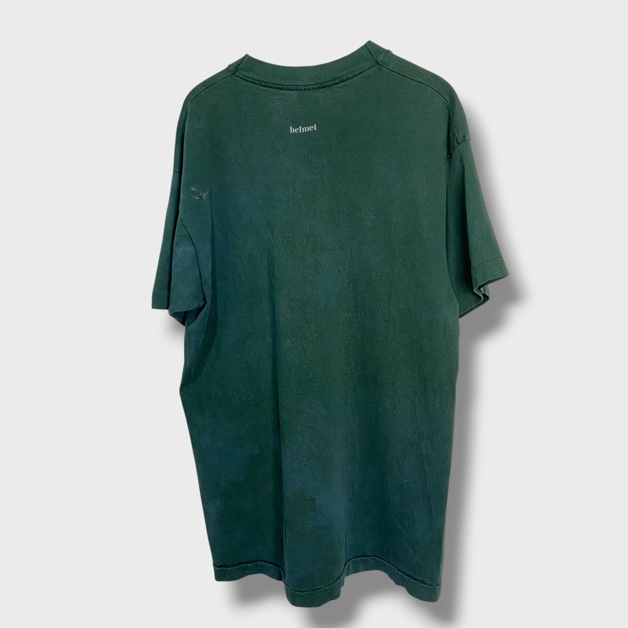 90s USA製 ヘルメット バンドTシャツ バンt エイリアン 緑 L | 古着屋 Uan