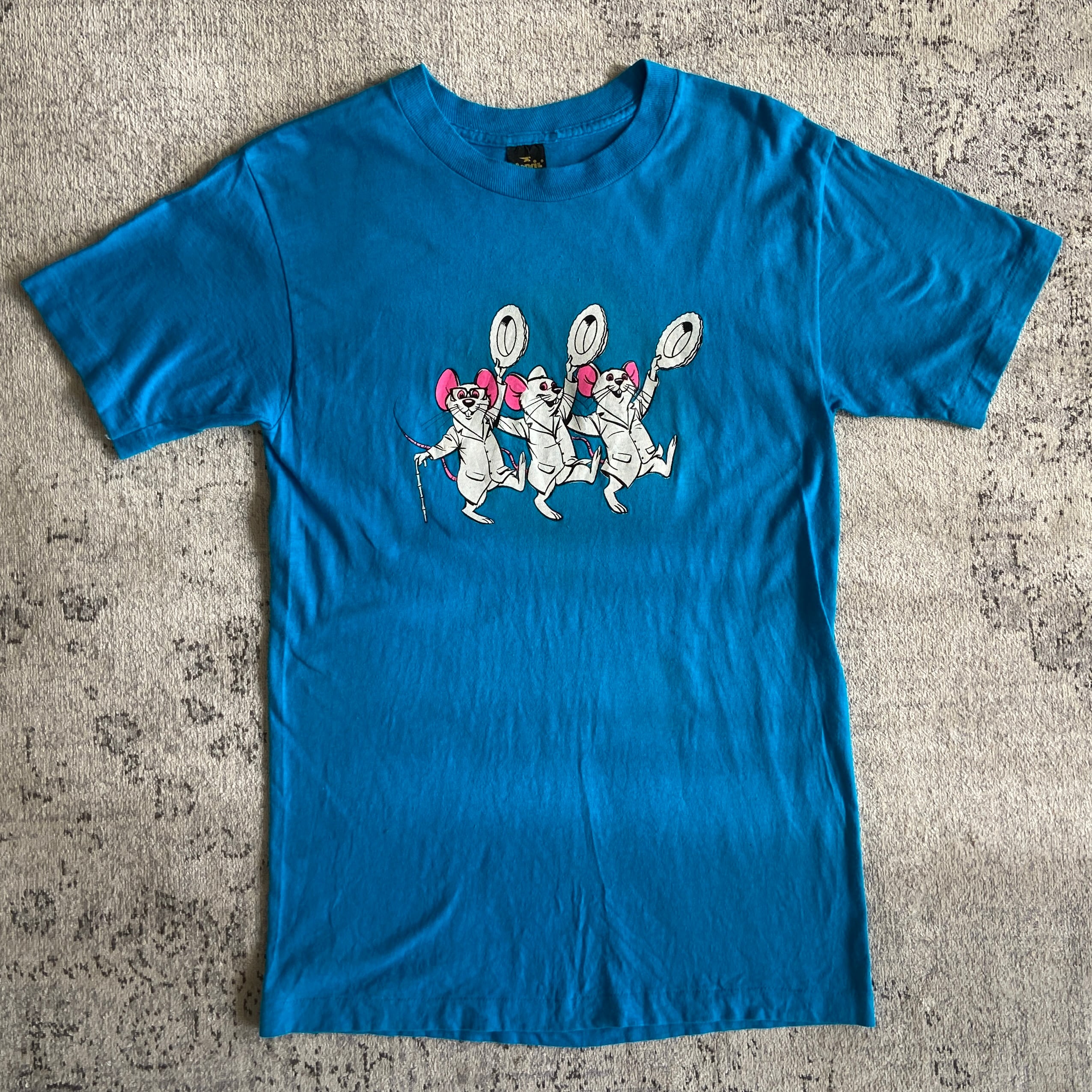 1980s Anvil Gelman Sciences Mouse Tee M Made in USA F534