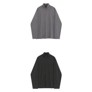 ベーシックモックネックロングTシャツ　MT0080053