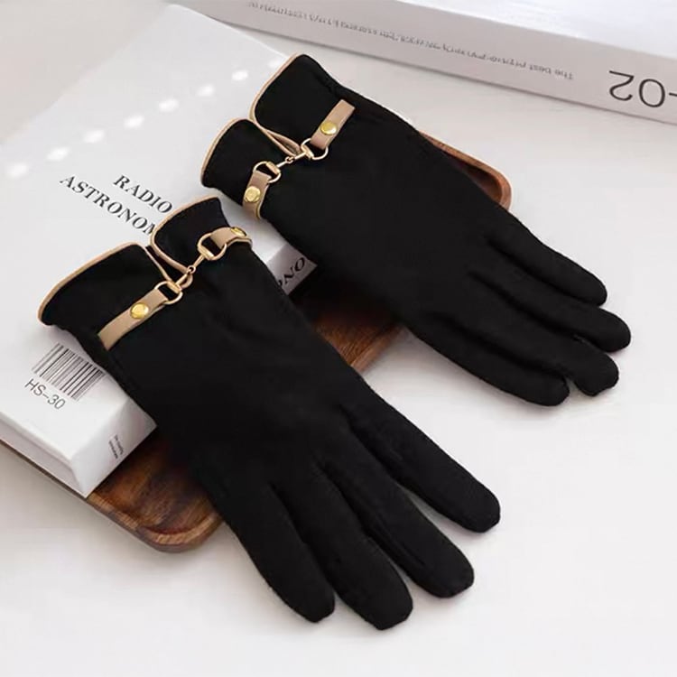 メタルバックル ウォームタッチグローブ《3色》No.5382