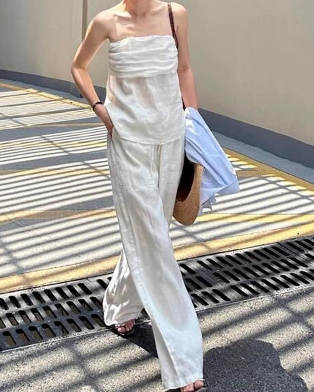 リネンチューブトップス S24401