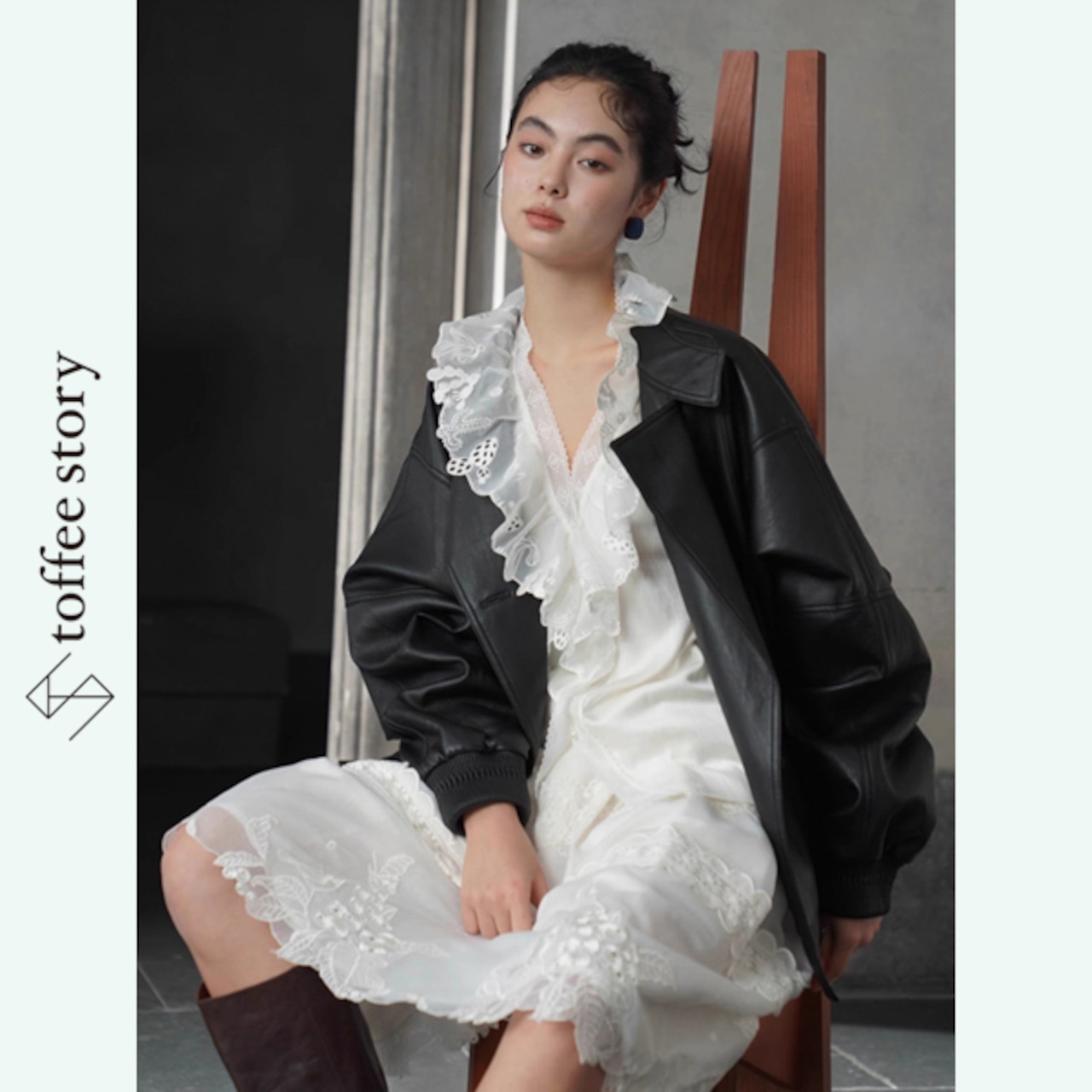 【2color】月影に溶ける記憶ジャケット 《C0261》