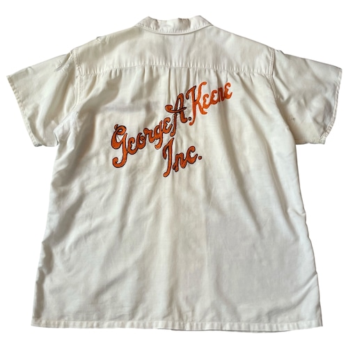 1940s Unknown "Chain stitch" Bowling shirt