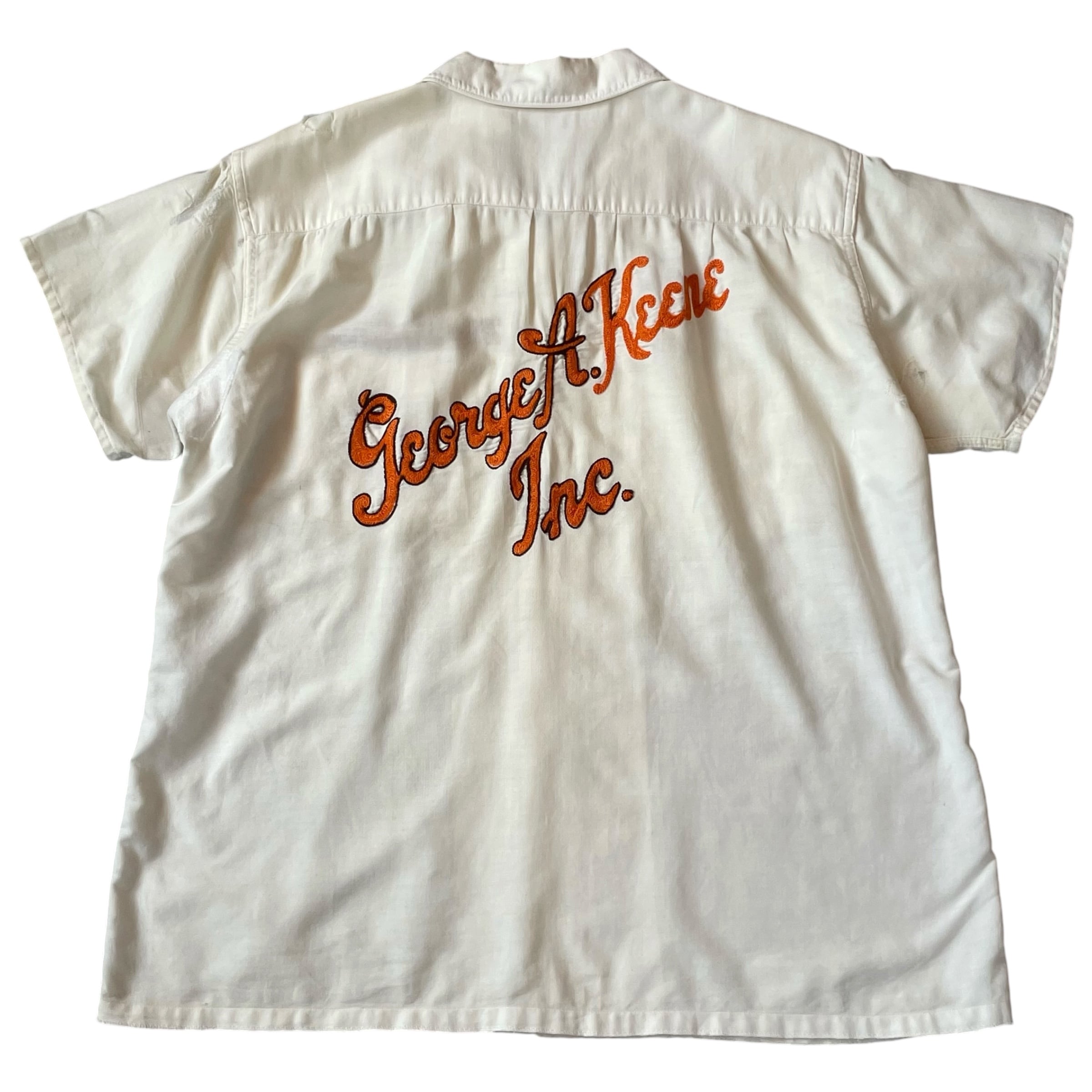 1940s Unknown "Chain stitch" Bowling shirt