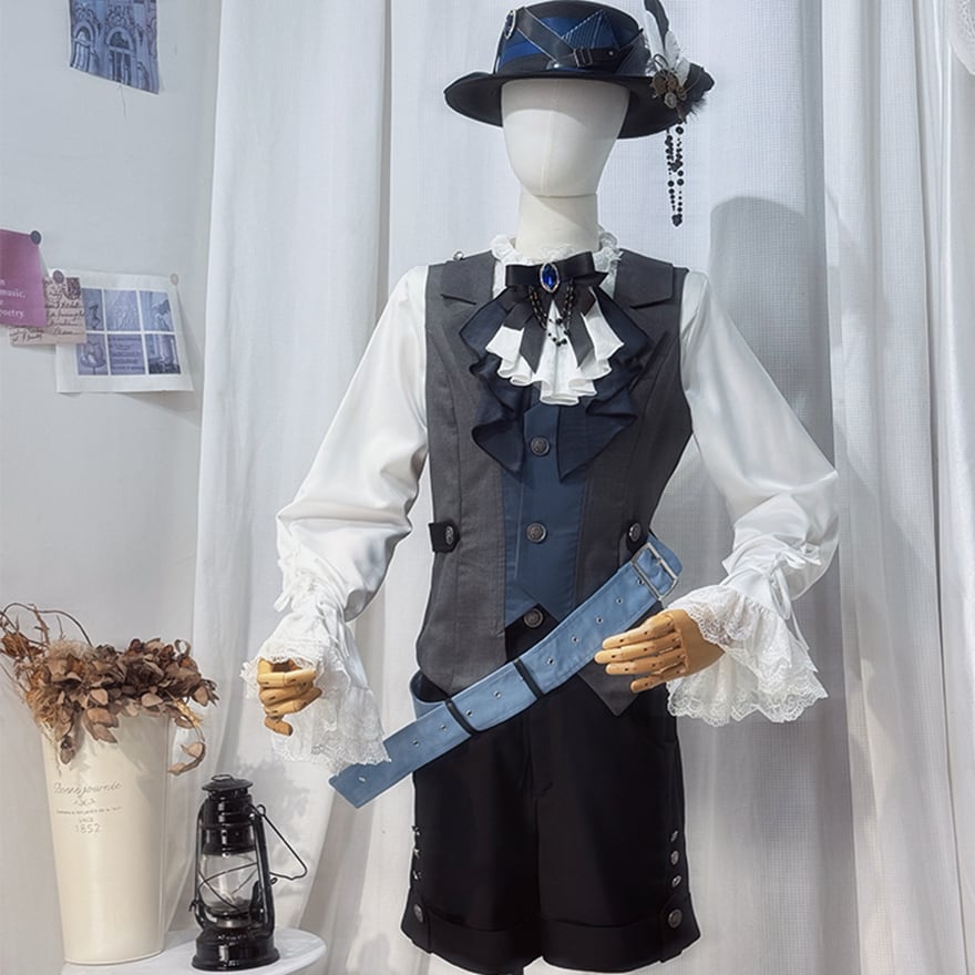予約販売 少年装 貴公子 スチームパンク CastleToo 2点セットブラウス リボン