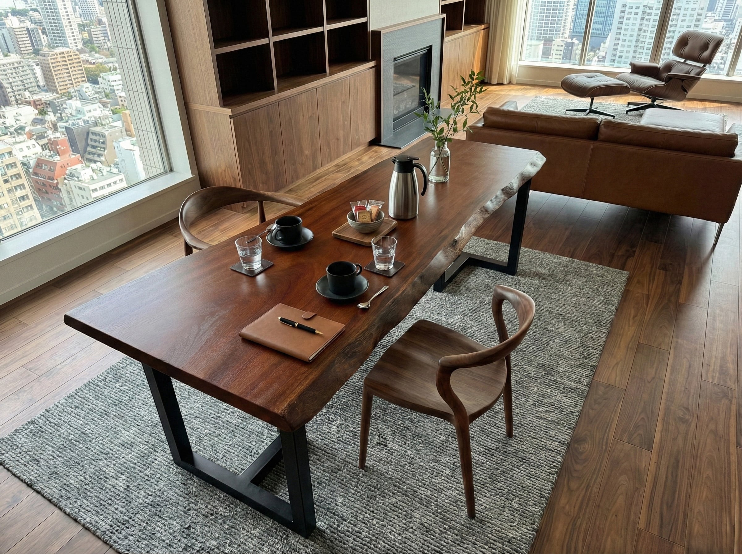 マホガニー_2190×780-665-610×50_青山店_テーブル天板/一枚板 240139