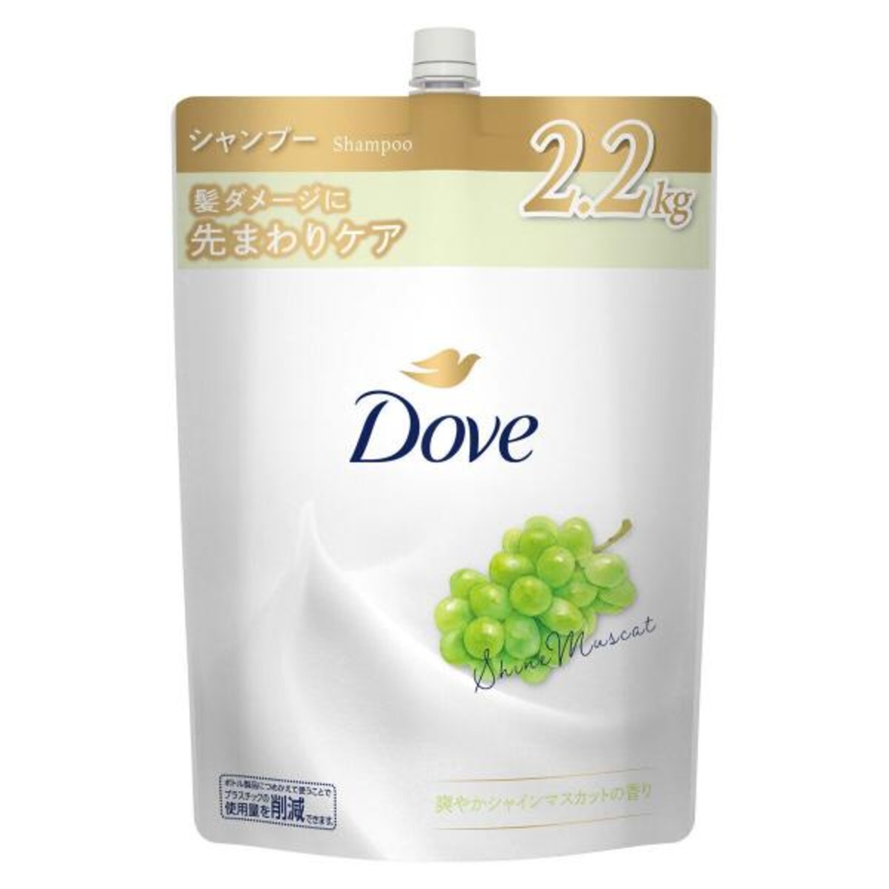 【2セット】Dove (ダヴ) シャインマスカット シャンプー 詰替え用 2.2 kg