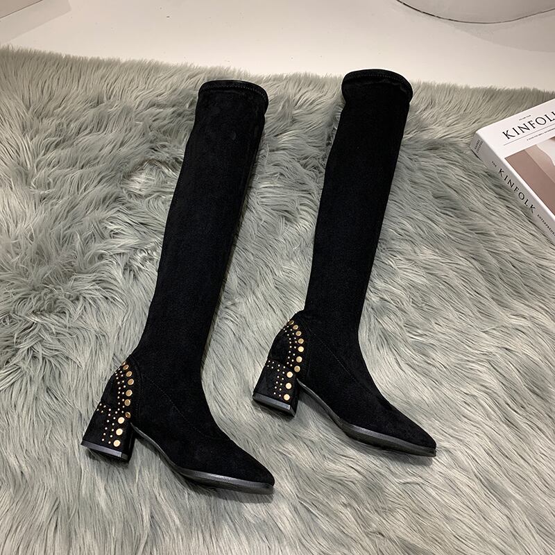 ロングブーツウィンターレッドスウェードカジュアル 靴 シューズ 冬物 フェイクシューズ62388750672