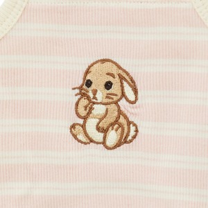 【予約】[ thesallyslaw ] Bunny Top｜Pink Milk Stripe