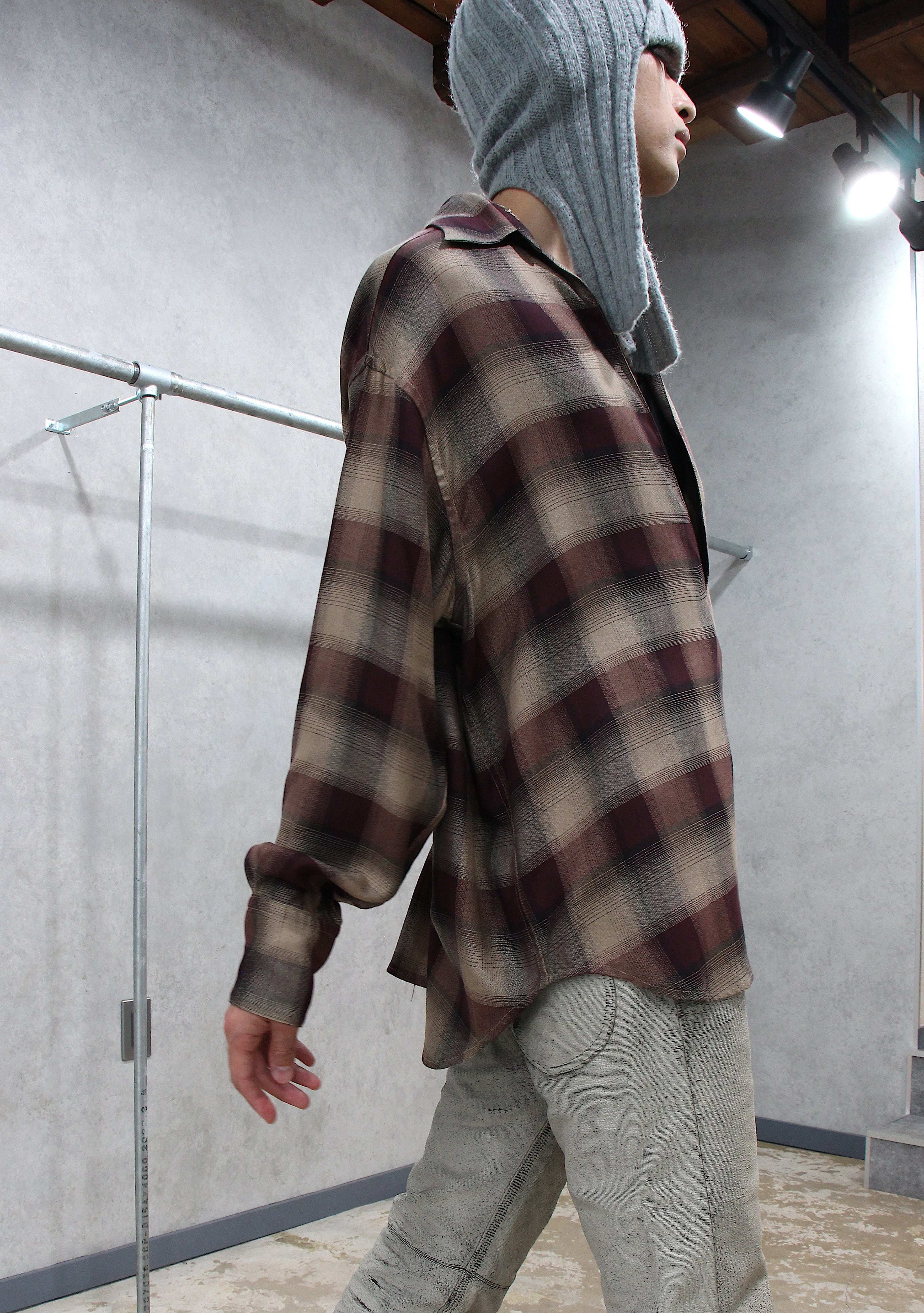 SUGARHILL / PLAID SKIPPER SHIRTS (WINE RED) | orio online store