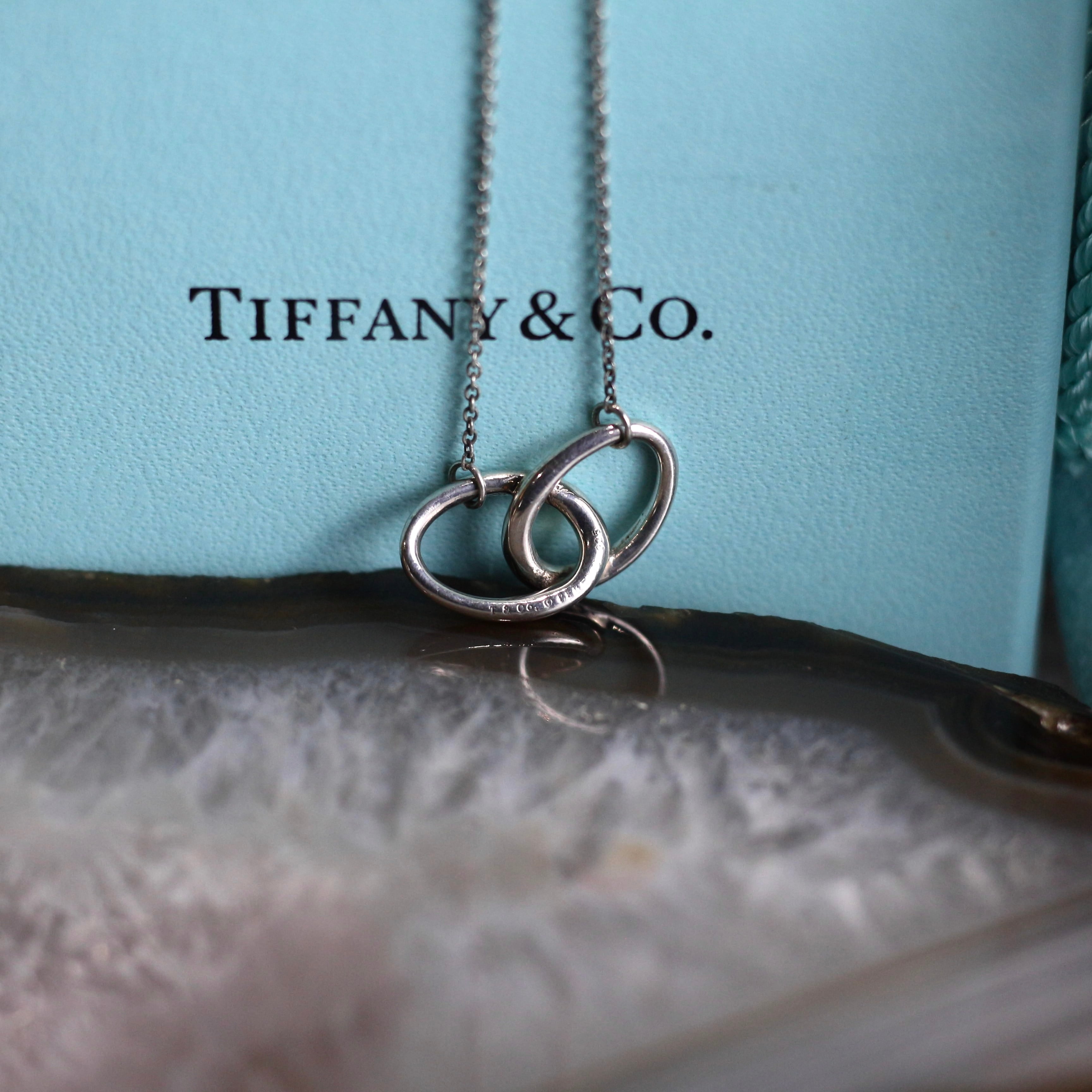 TIFFANY&CO DOUBLE LOOP SILVER NECKLACE/ティファニーダブルループ