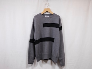 REVERBERATE”LINE JUMPER DARK GRAY”