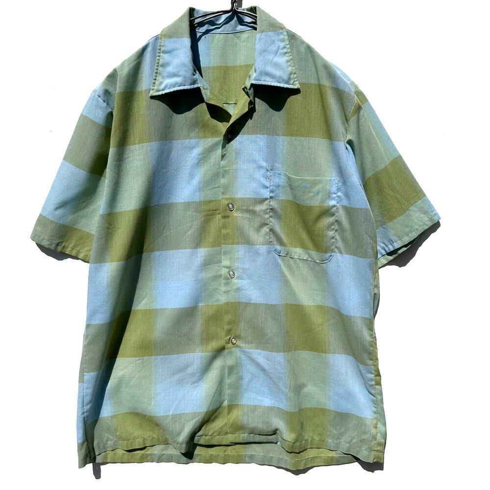 Vintage S/S Open Collar Shirt [1960s-] Vintage Open Collar Shirt 