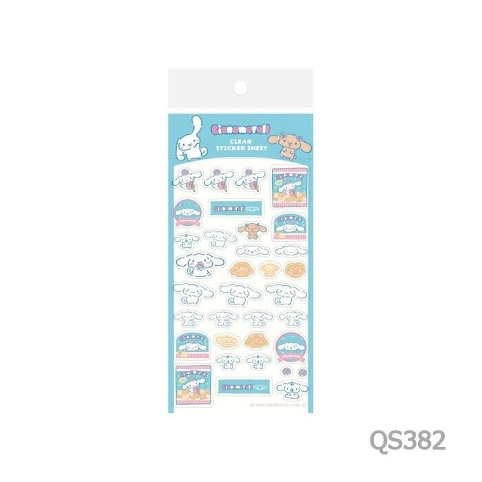 サンリオ×古川紙工 シナモロール・おやつ 透明シールシート CA06