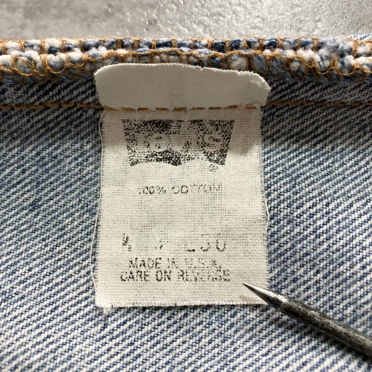 90年代製】90's US.Levis 501 リーバイス エルパソ工場(520) ボタン裏