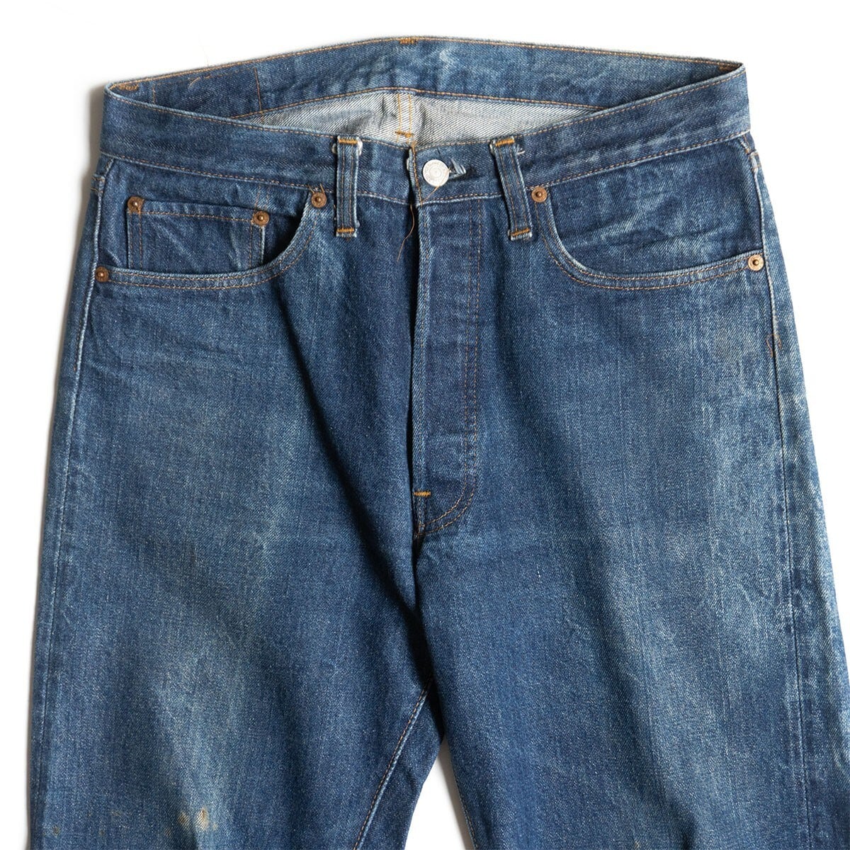 雰囲気抜群/70s】 LEVI'S 【1501 0117 66前期 赤耳 デニムパンツ】33