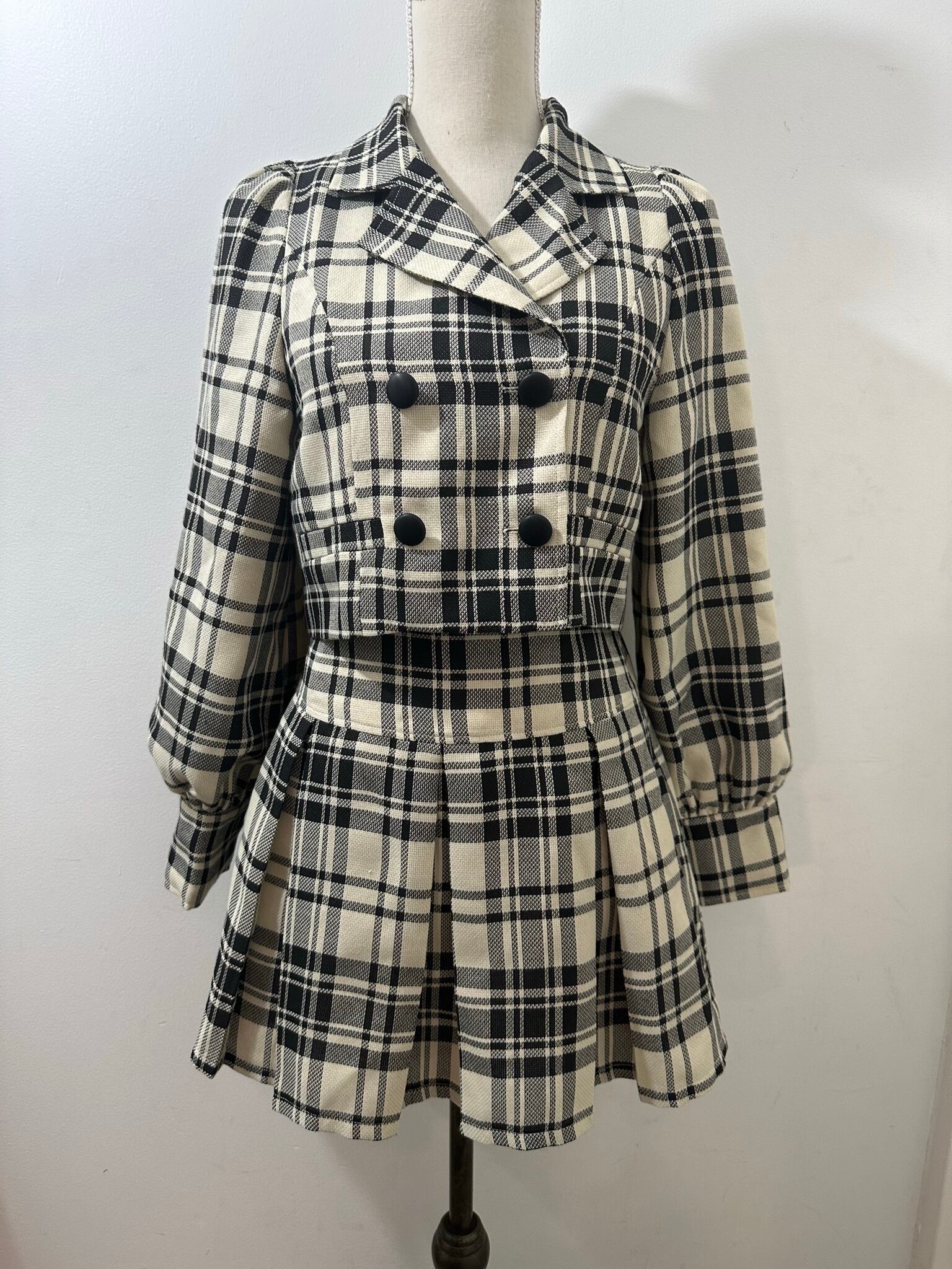 LAST2】meltie miel check jacket&necktie | meltie 