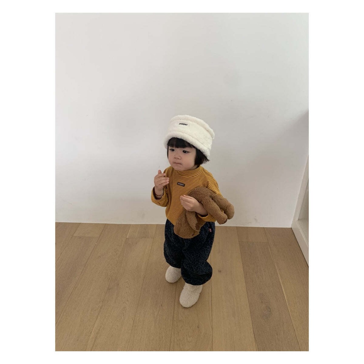 【取寄】PEPPER ヒョウ柄ジョガーパンツ｜冬服｜韓国子供服