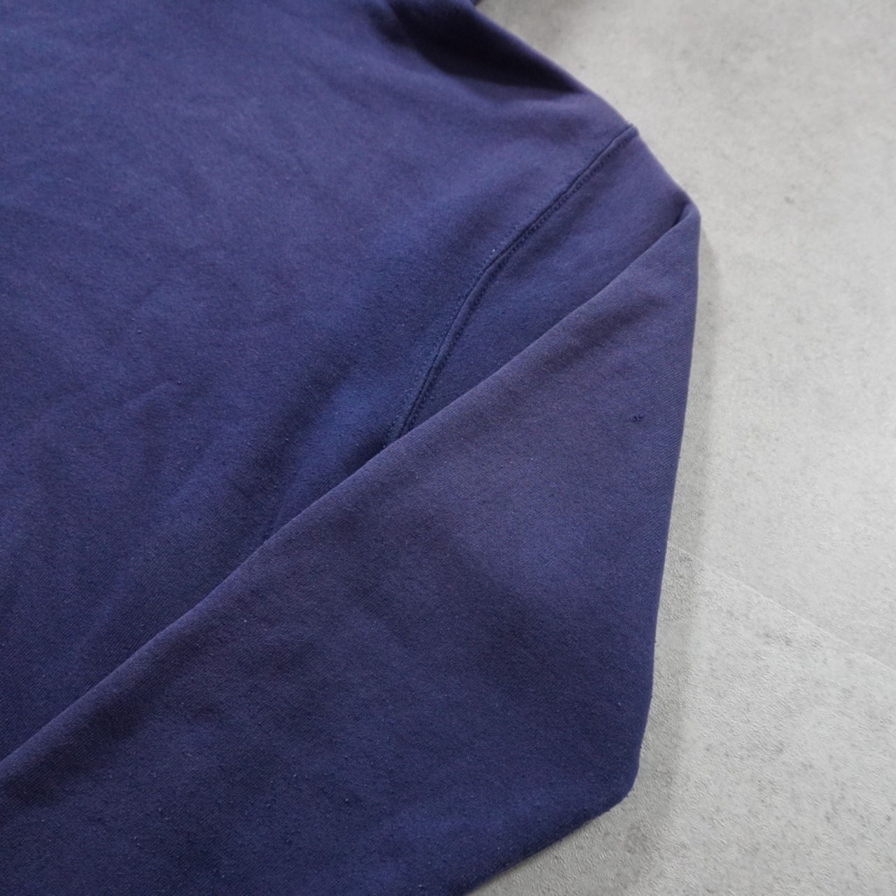 80s Russell Athletic hoodie solid navy M 古着 - 12