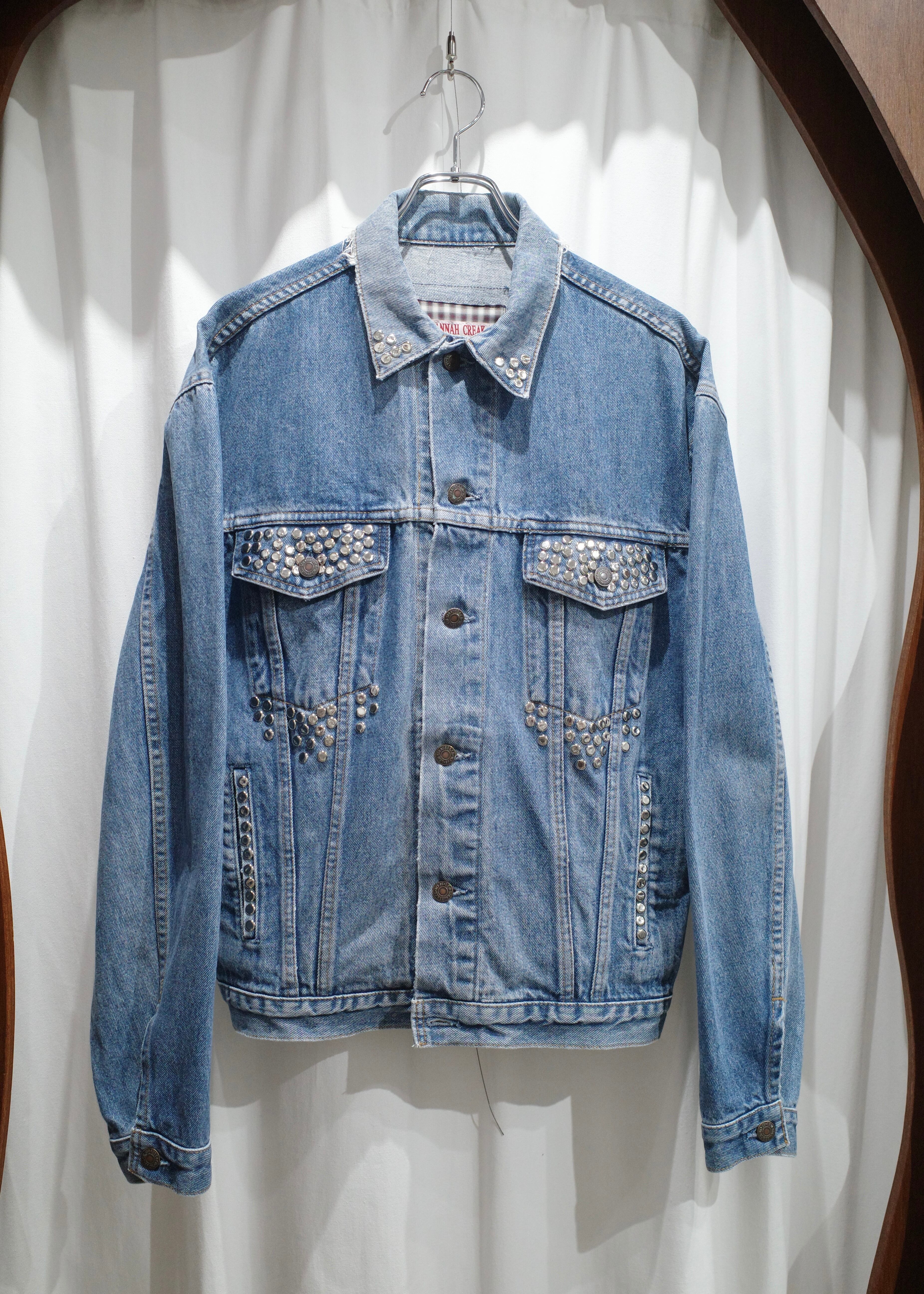HANNAH CREAK Studded Denim Jacket | HOME