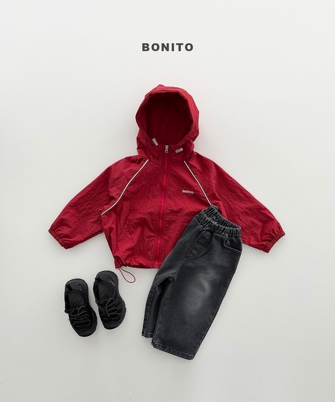 【取寄/韓国直送】BONITO 26/AT (Mom)チェックラインジャンバー|夏服|韓国子供服
