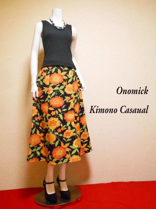 着物スカート Kimono Skirt WS-011/M