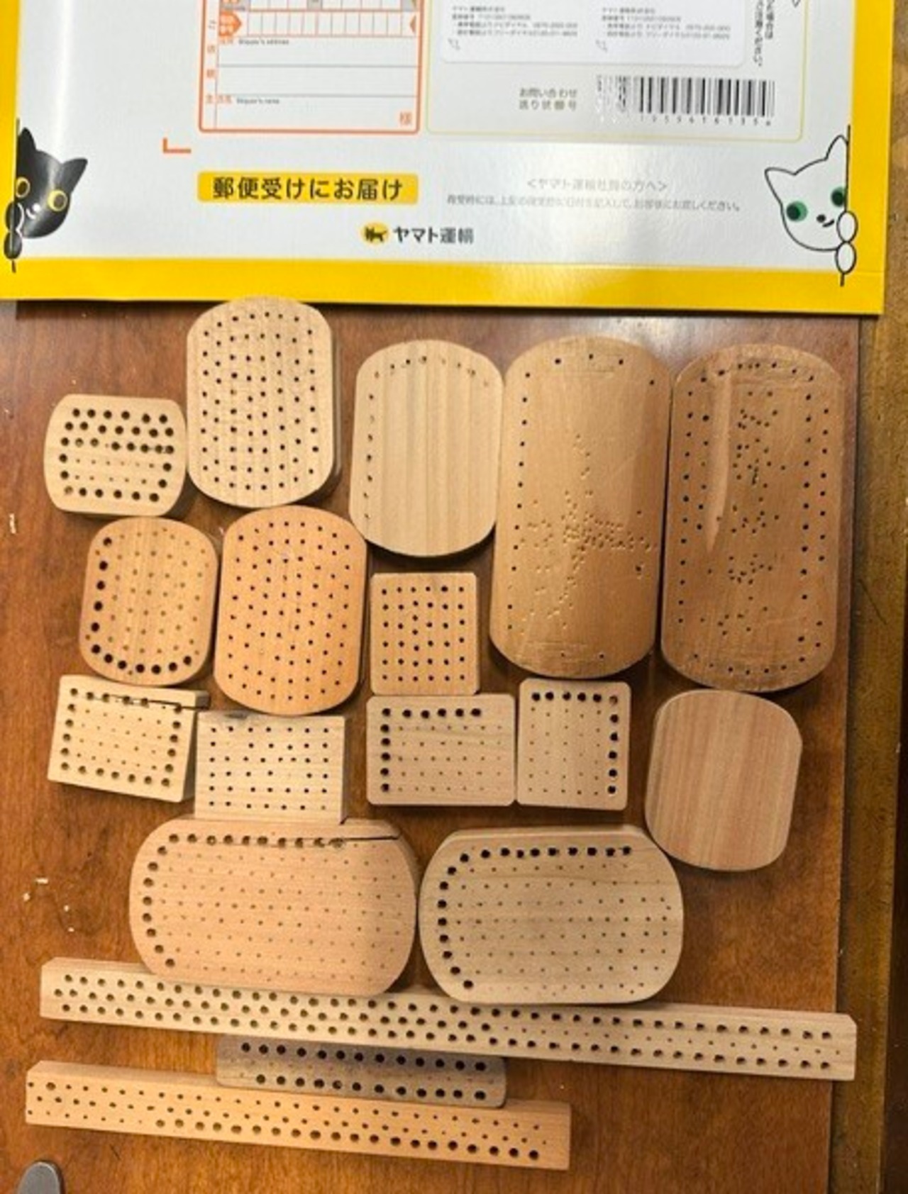 ブラシ製作に⾄らなかった⽊地のセット【つめあわせ】
