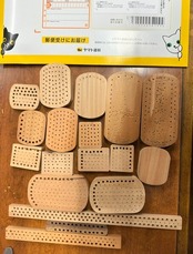 ブラシ製作に⾄らなかった⽊地のセット【つめあわせ】
