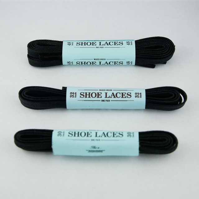 WAXED FLAT SHOE LACE