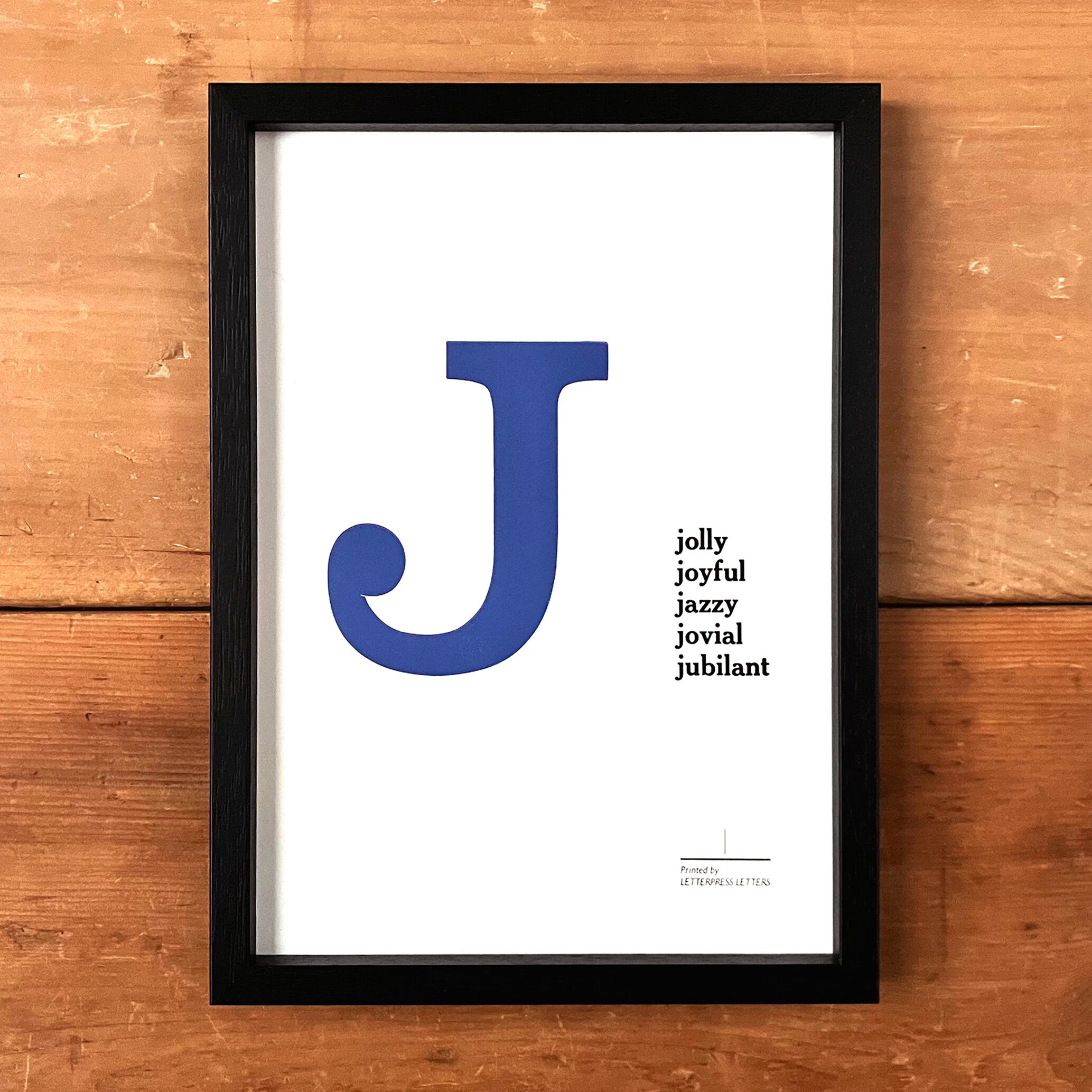 ポスター Alphabet 【A–M】 | TOMIGAYA Letterpress