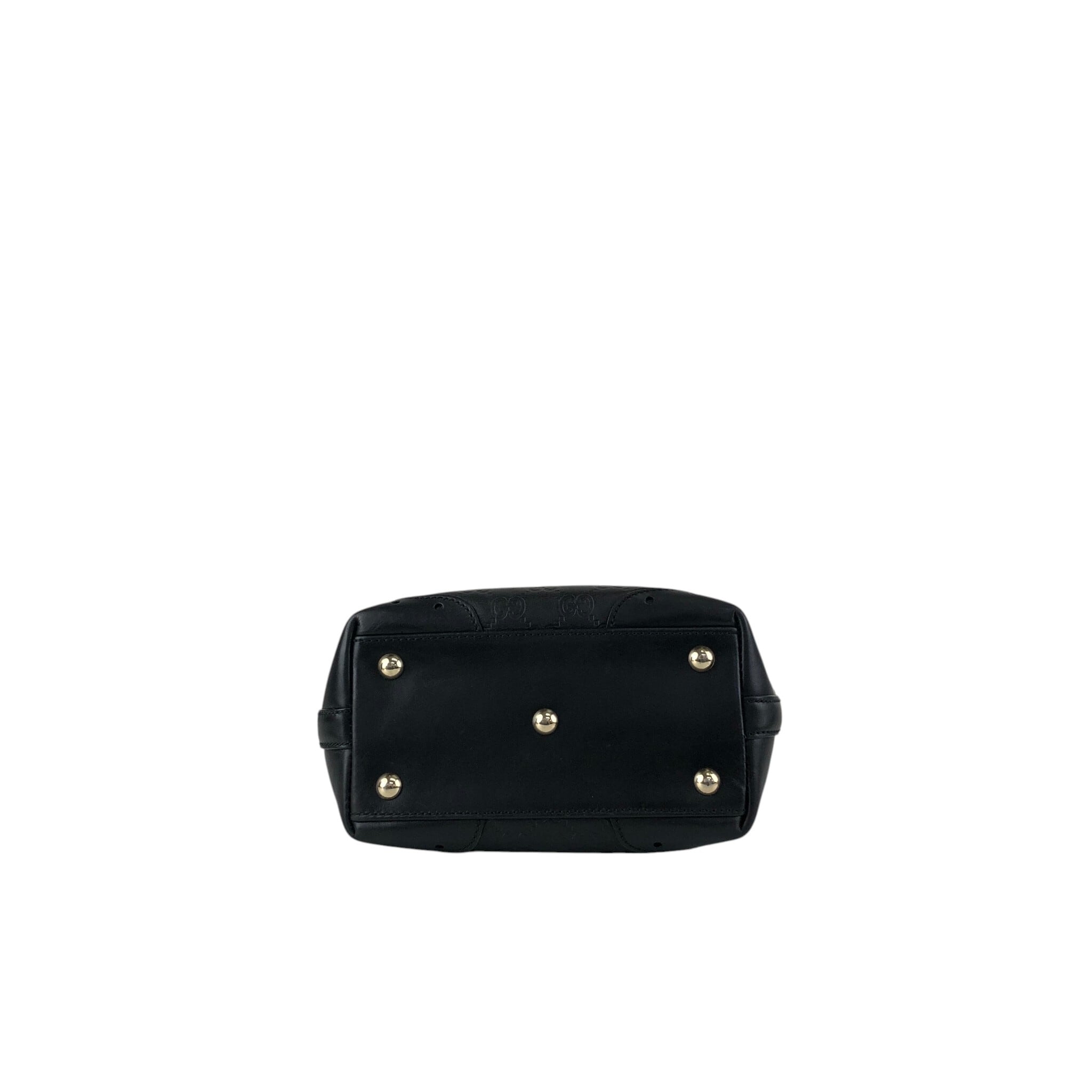 GUCCI グッチ グッチシマ トートバッグ ブラック レザー 145994