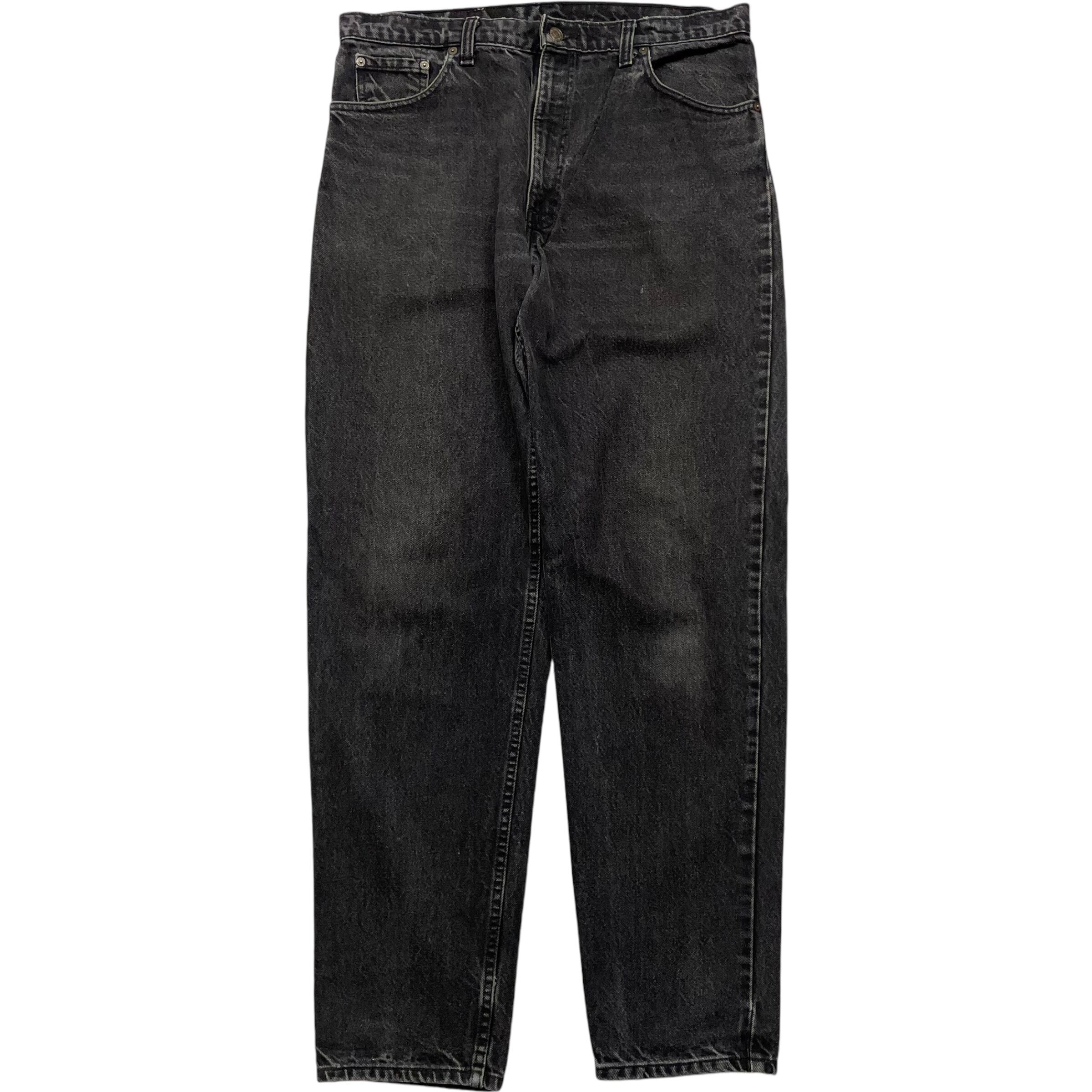 《実寸W35L33》 Levi's リーバイス 550 ブラックデニム 90年代 vintage no.4817