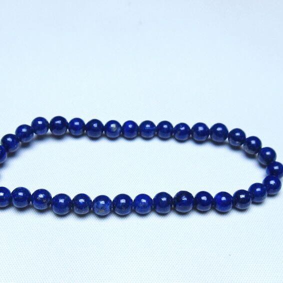 ラピスラズリ ブレスレット 5mm 一点物 メール便可 [M便 1/10] 111-48509