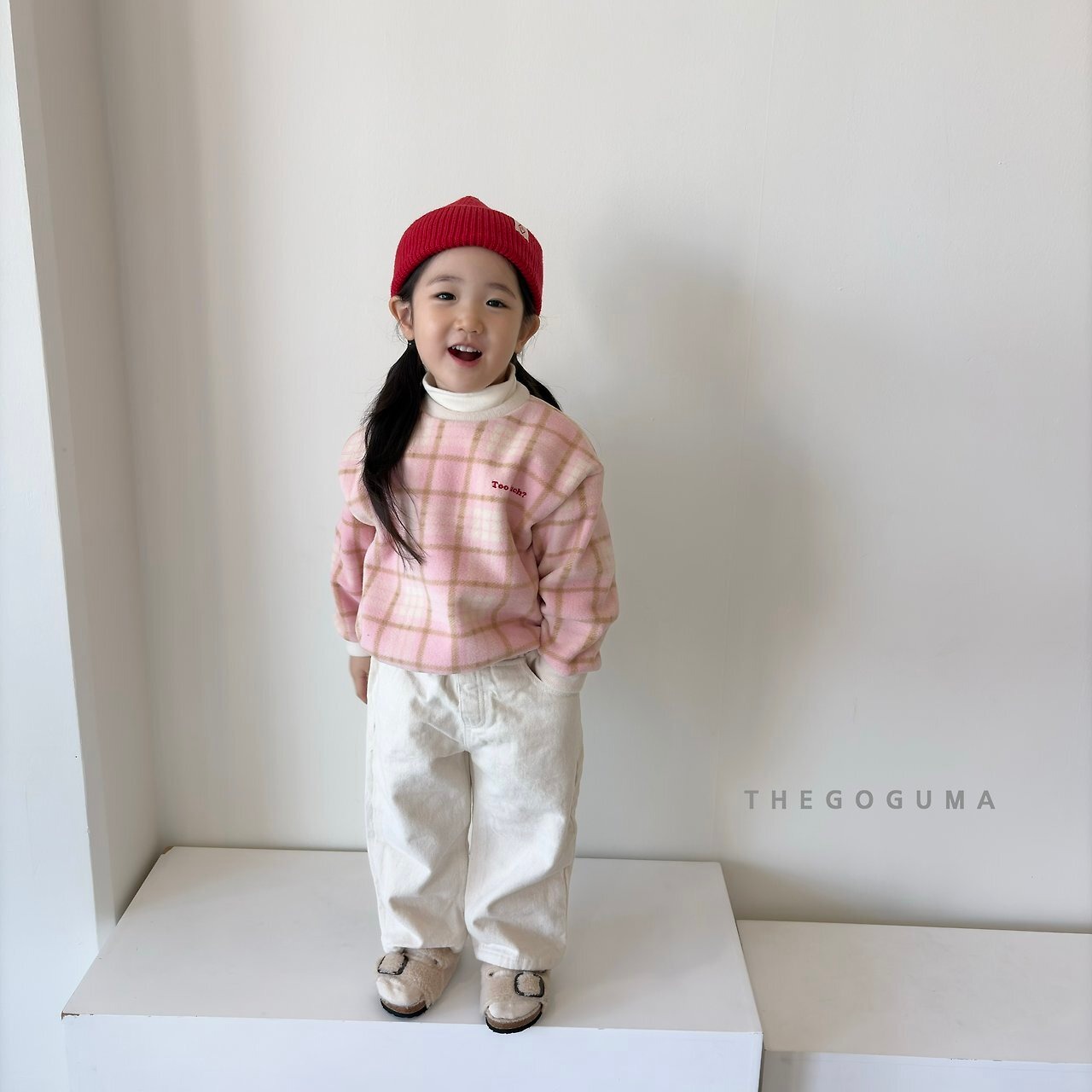 【取寄】THE GOGUMA 裏起毛トクトクデニムパンツ｜冬服｜韓国子供服