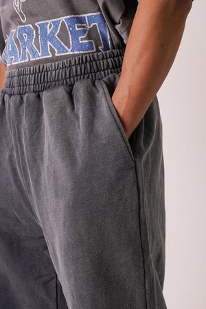 ヴィンテージスウェットロングパンツ　ダークブルーグレー