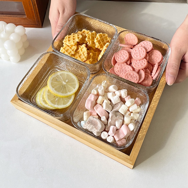 【PLATE】韓国風スナック盛り合わせ 小皿＆トレーセット