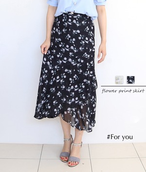 花柄フレアスカート_b0001905107