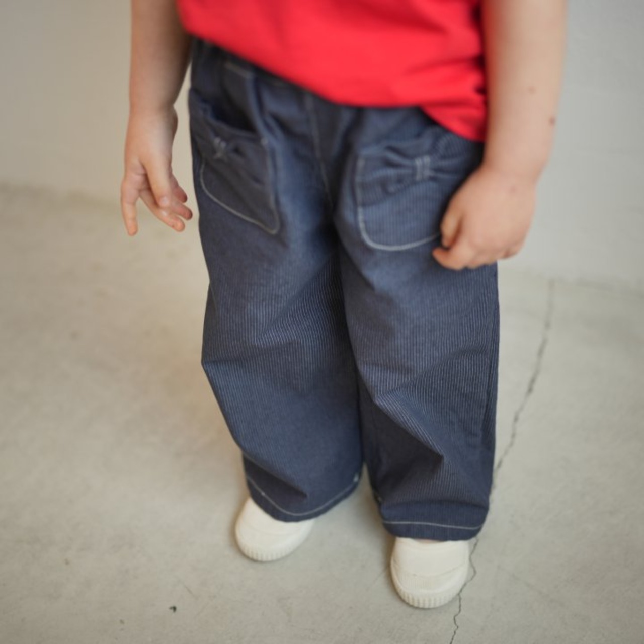 [BUTTERCUP] Ribbon Pocket Denim Pants / [버터컵] 리본포켓데님팬츠