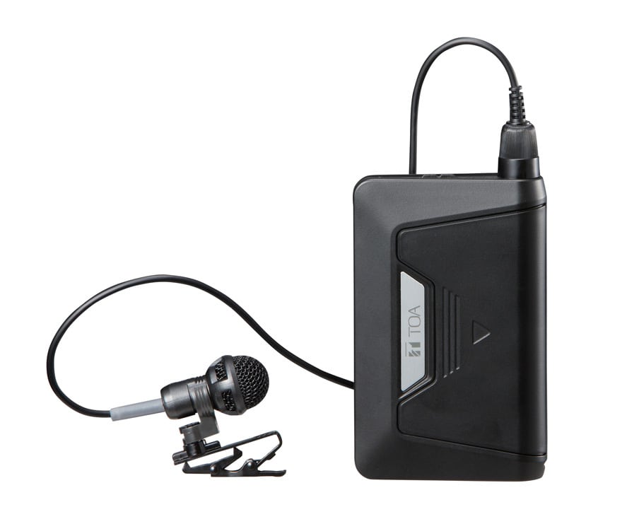デジタルワイヤレスマイク タイピン型スピーチ用TOA WM-D1310 拡声器販売 音響機器販売店 Sounds Entertainment
