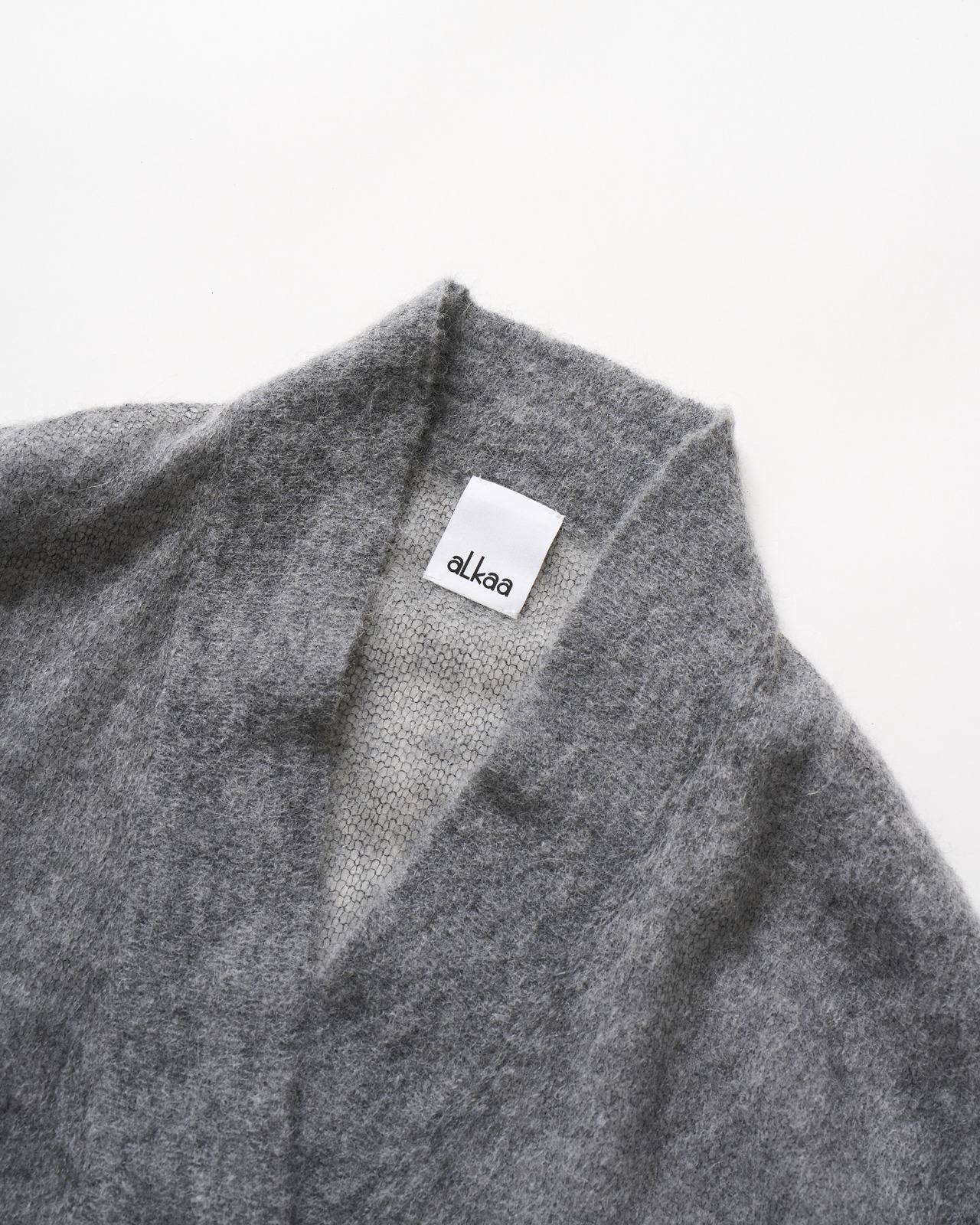 Lace Hem Sheer Cardigan knit